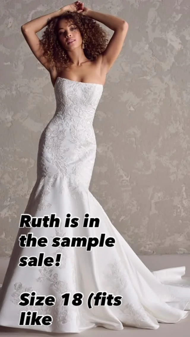 huntington beach wedding dresses Virginia Gown low back floral lace bridal dress – Mia Bella Couture main image 0